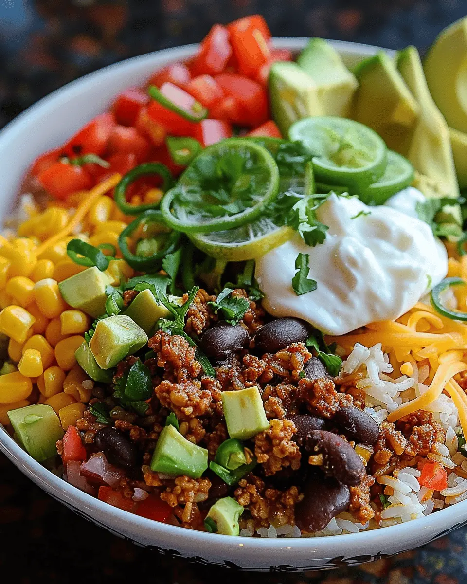 Perfect Taco Rice Bowl: Master the Flavor with Turkey Bacon Tonight