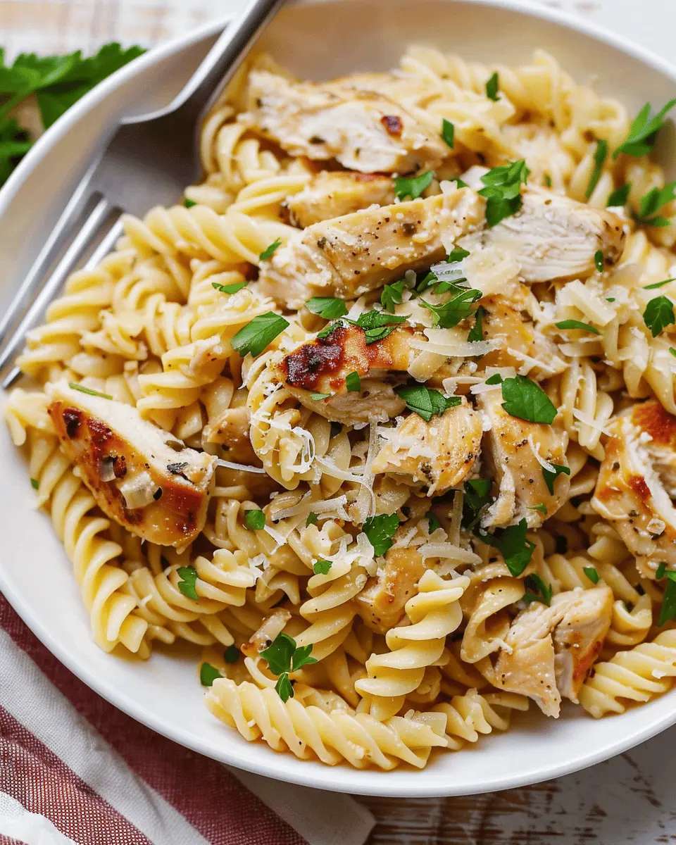 Crockpot Garlic Parmesan Chicken Pasta: Easy, Creamy Comfort Food