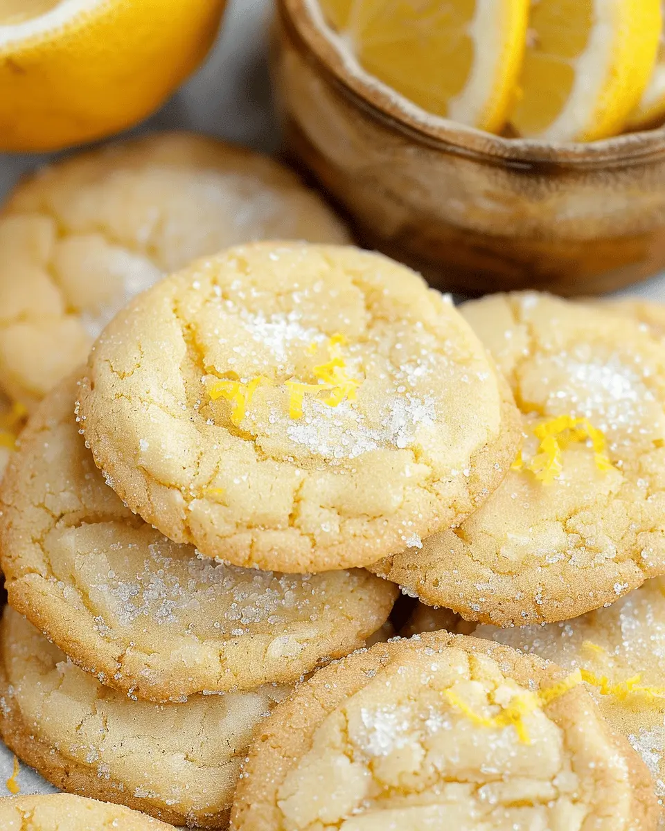 Soft Chewy Lemon Cookies: The Best Homemade Treat for You