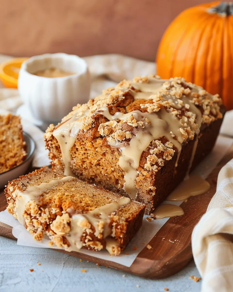 Florida Orange Juice Pumpkin Bread: Irresistible Streusel & Glaze