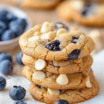 Blueberry White Chocolate Chip Cookies