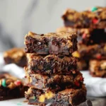 Monster Cookie Fudgy Brownies