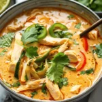 Easy Thai Chicken Curry Soup