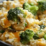Easy Crockpot Cheesy Chicken Broccoli Rice