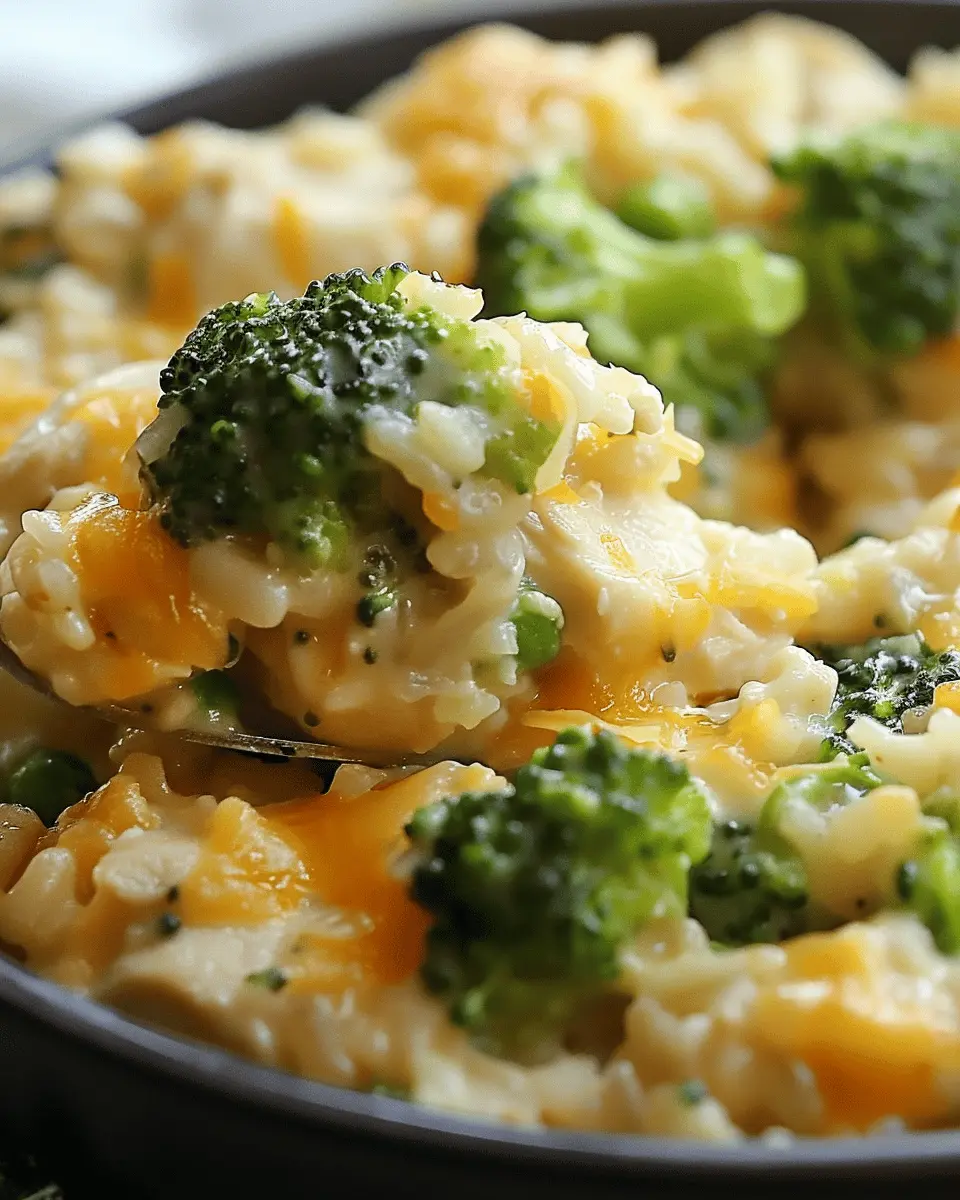 Easy Crockpot Cheesy Chicken Broccoli Rice for a Cozy Dinner
