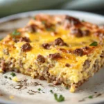 Cheesy Sausage Breakfast Casserole