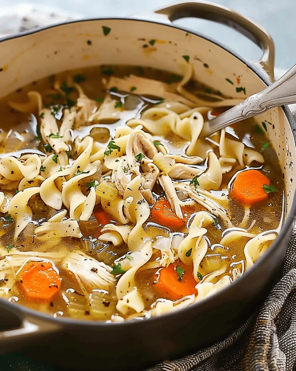 Chicken Noodle Soup Recipe: The Best Cozy Comfort Dish for Home Chefs