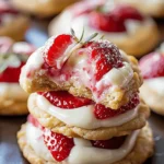 strawberry cheesecake cookies
