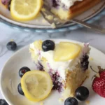 Lemon Blueberry Sheet Cake