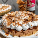 (5-Ingredient) S’mores Ice Cream Pie