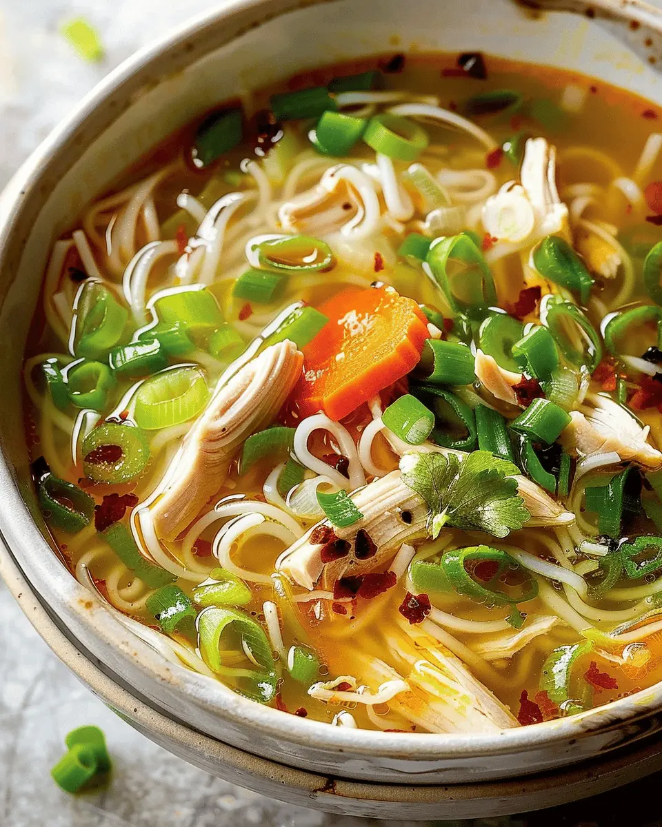Ginger Garlic Chicken Noodle Soup: Easy Comfort for Any Day