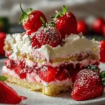 Strawberry Earthquake Cake