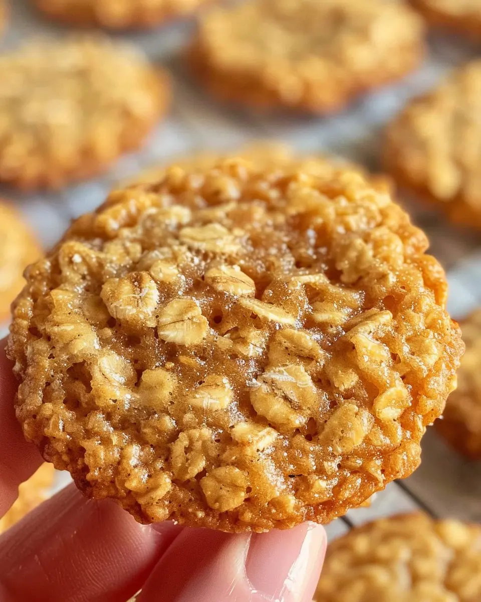 Chewy Oatmeal Lace Cookies: The Best Homemade Treat for You