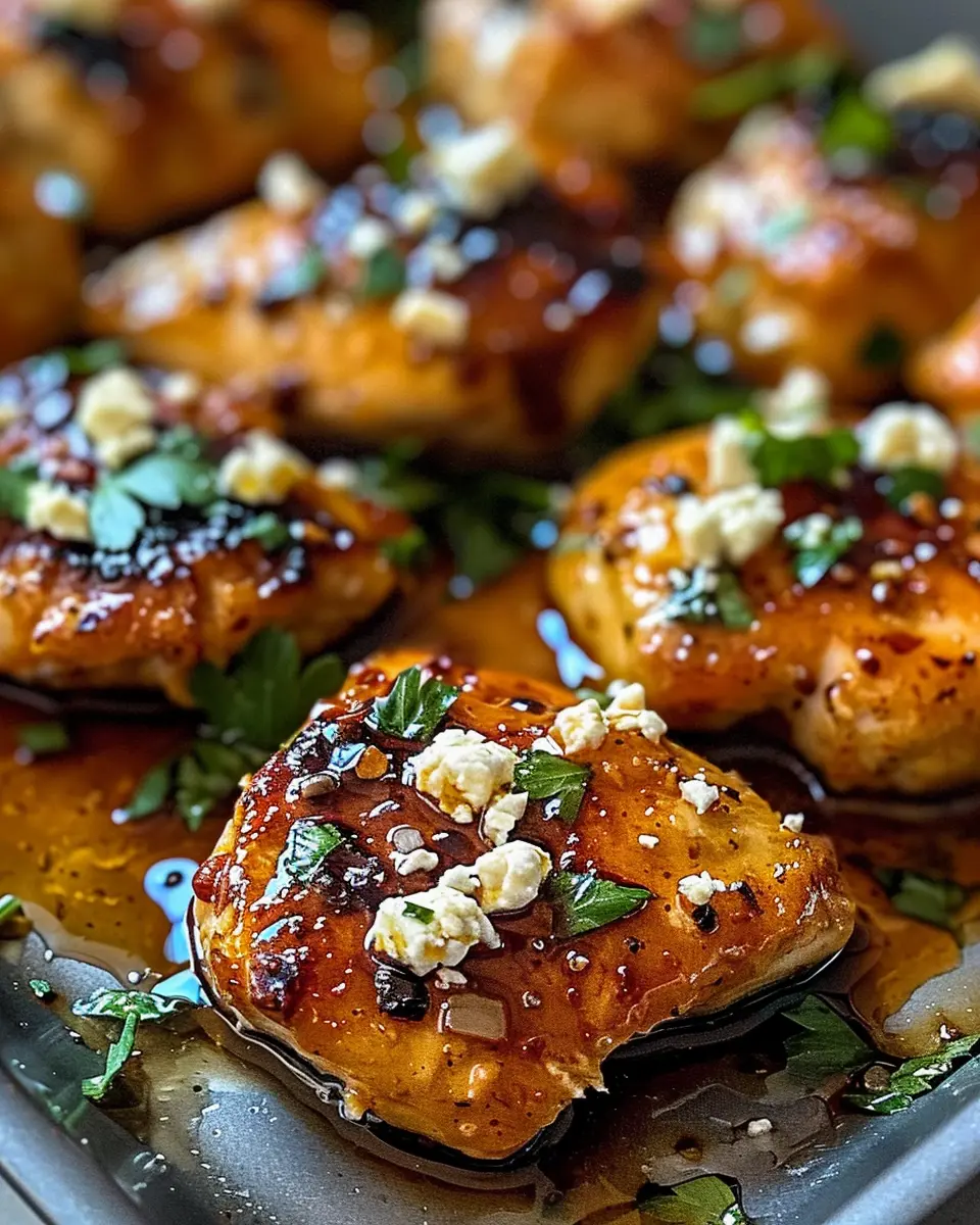 Hot Honey Feta Chicken Dish: A Savory Indulgence for All