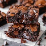 The BEST Fudgy Chewy Brookies