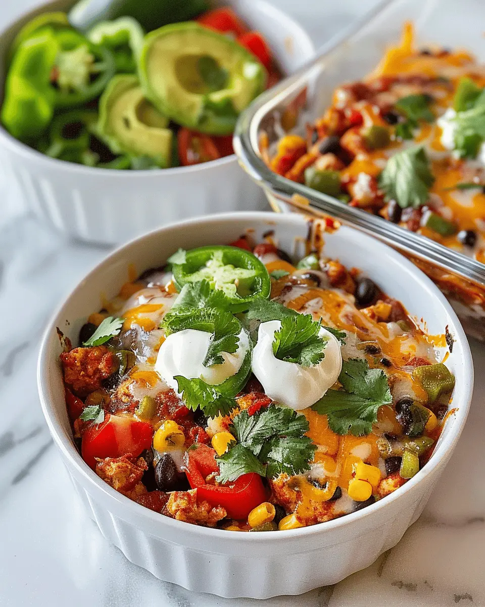 High-Protein Chicken Cottage Cheese Enchilada Bowls Made Easy