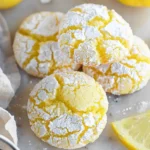 Lemon Crinkle Cookies