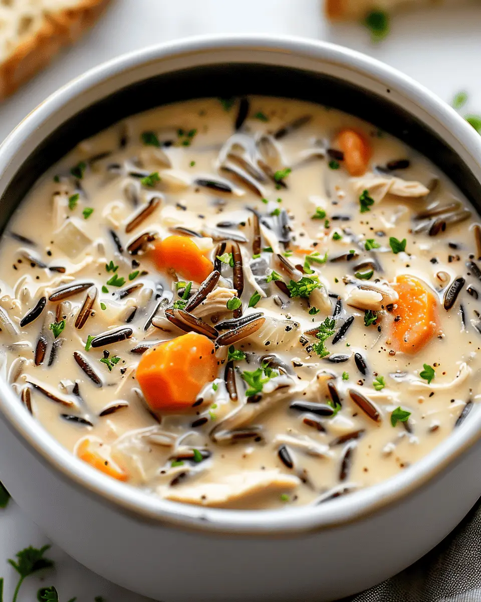 Crockpot Creamy Chicken Wild Rice Soup: Easy Comfort Food Delight