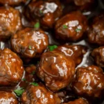 Slow Cooker Salisbury Steak Meatballs (Frozen Meatballs)