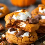 Pumpkin S’mores Cookies