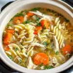 Crockpot Chicken Noodle Soup