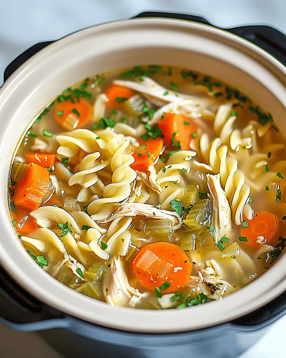 Crockpot Chicken Noodle Soup: The Best Comforting Recipe Ever