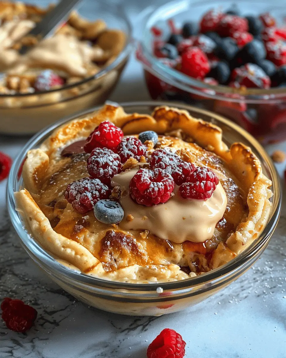 Baked Protein Pancake Bowls: Easy Meal Prep Without Bananas