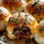 Garlic Parmesan Cheeseburger Bombs Recipe