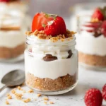 High Protein Cheesecake Jars