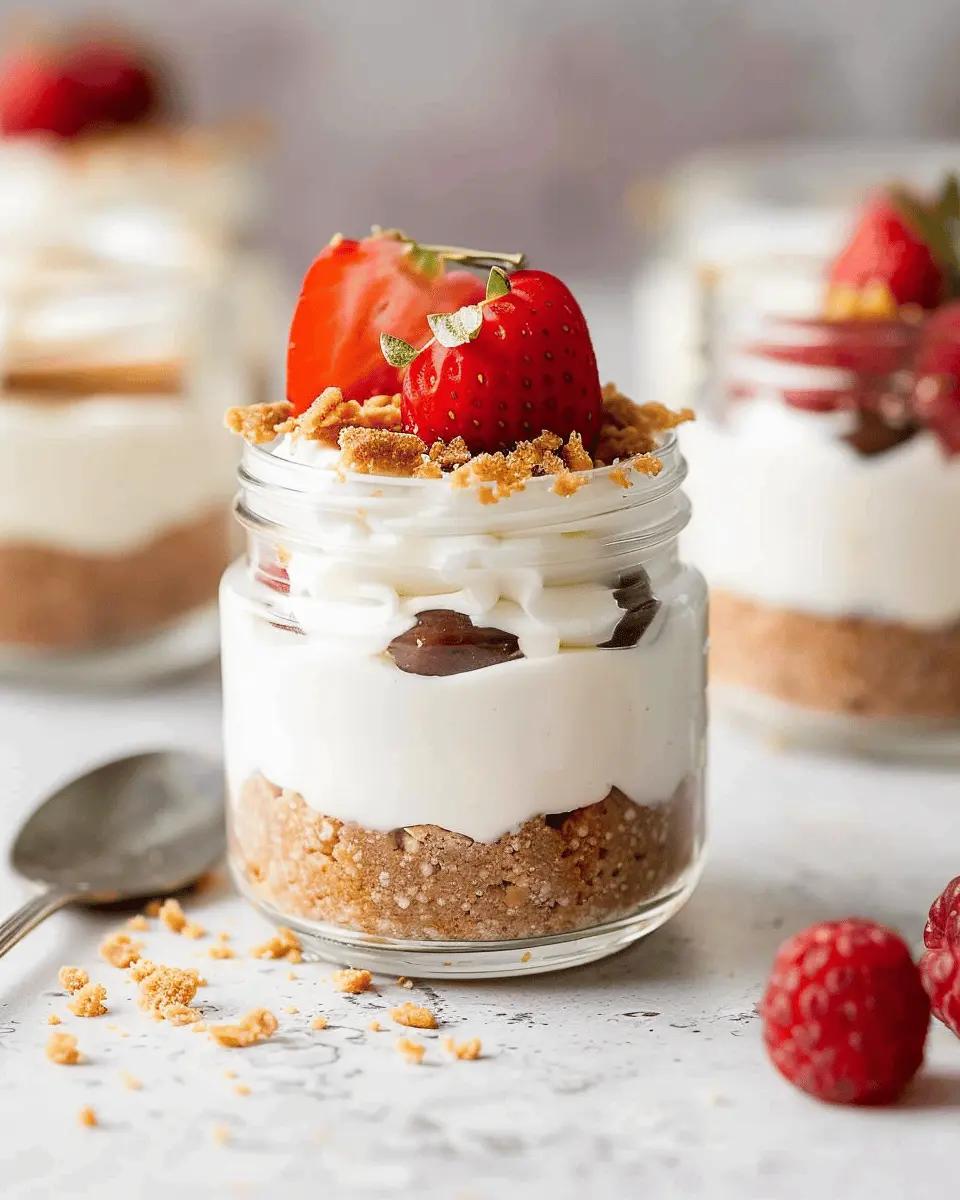 High Protein Cheesecake Jars: Easy & Indulgent Dessert Treats