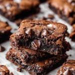 The BEST Fudgy Chewy Brookies