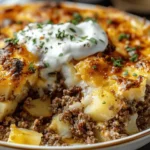 Ground Beef and Potatoes Casserole