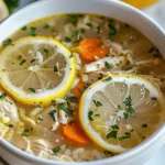Crockpot Lemon Chicken Soup