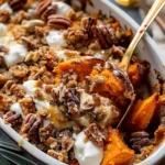 Southern Maple Sweet Potato Casserole