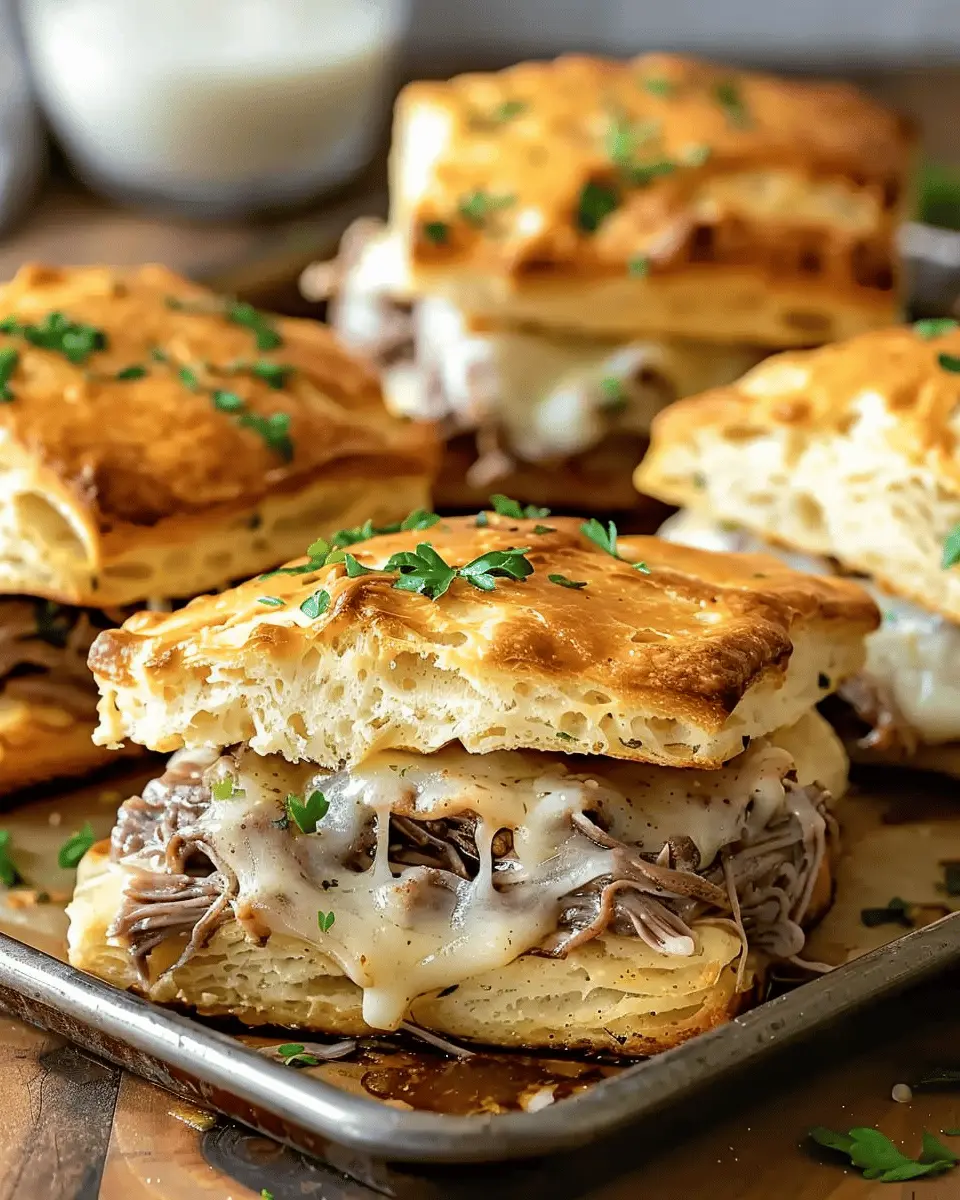 Baked French Dip Biscuits Recipe: Indulgent Comfort for Family