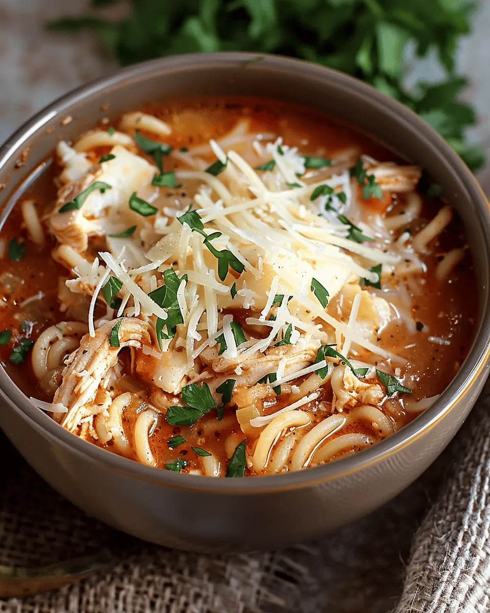 Crockpot Chicken Parmesan Soup: Easy Comfort in Every Bowl