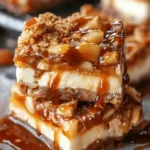 Caramel Apple Cheesecake Bars