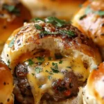 Garlic Parmesan Cheeseburger Bombs Recipe