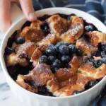 Overnight Blueberry French Toast Casserole