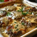 Amish Hamburger Steak Bake