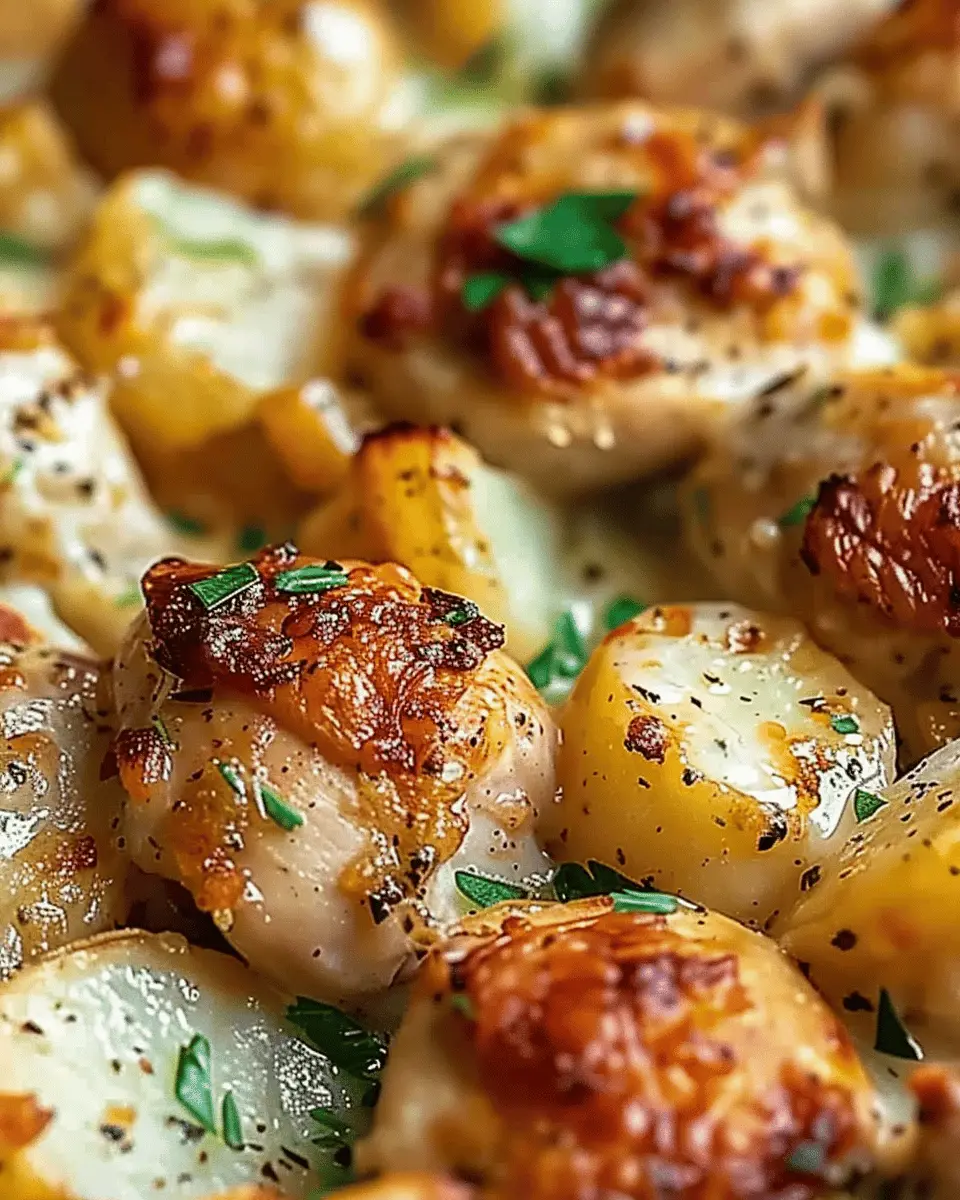 Garlic Parmesan Crockpot Chicken and Potatoes: A Juicy Family Meal