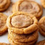 Chewy Pumpkin Snickerdoodle Cookies