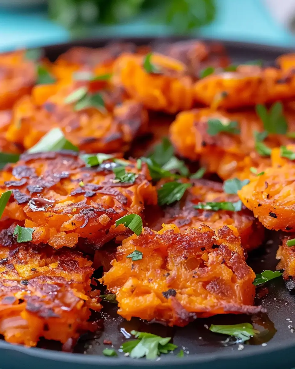 Savory Sweet Potato Hash Browns with Turkey Bacon Delight