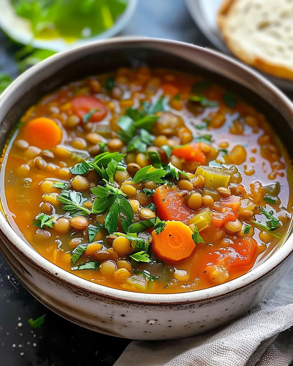 Mediterranean Lentil Soup: A Hearty and Healthy Delight