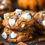 Pumpkin S’mores Cookies