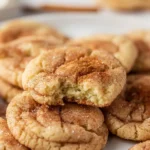 Spiced Apple Cinnamon Snickerdoodle Cookies