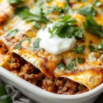 Easy Ground Beef Enchiladas