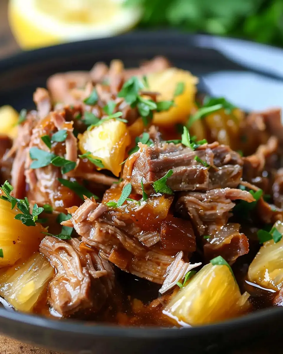 Slow Cooker Pineapple Pork Recipe: Easy &amp; Delicious Family Meal