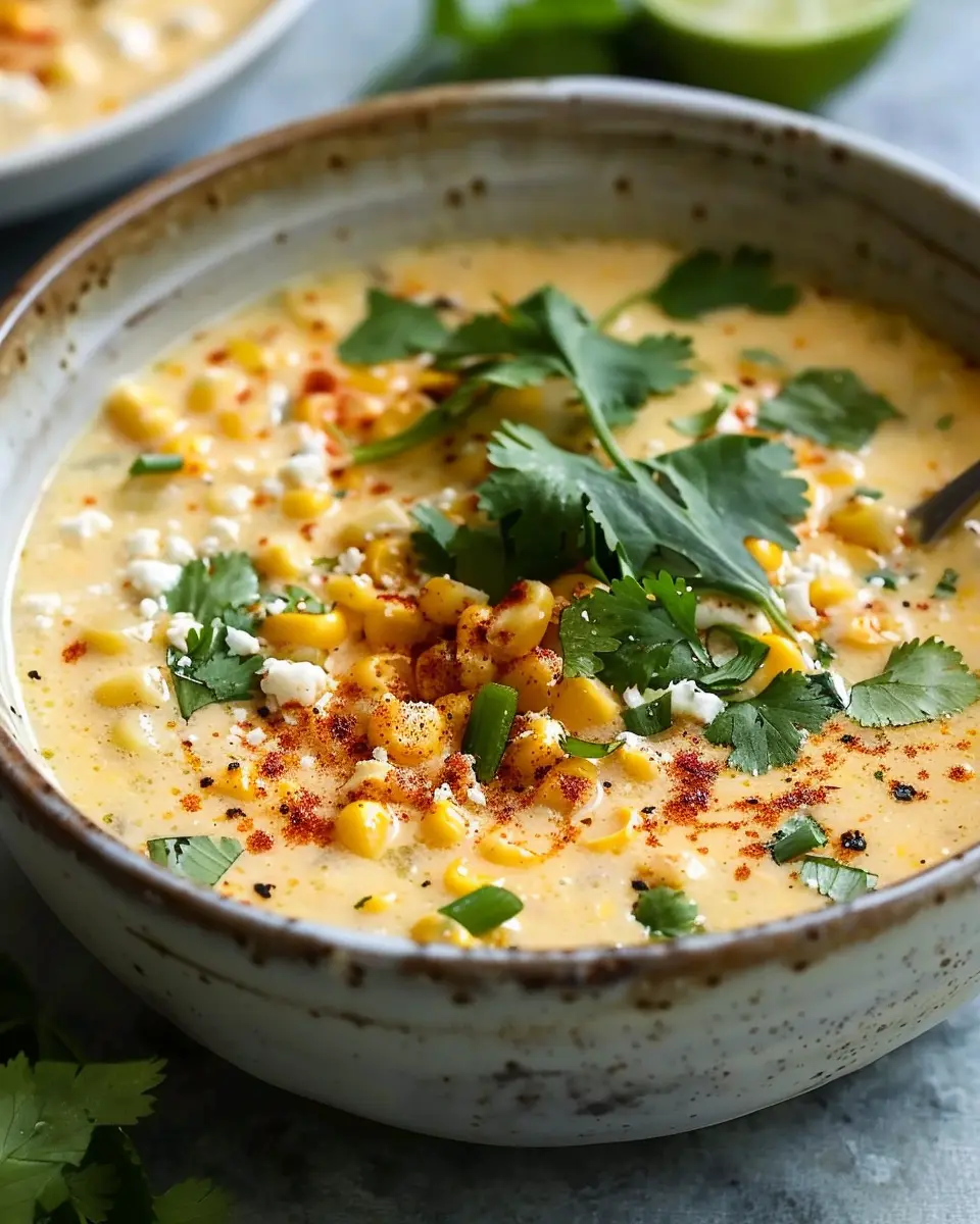 Mexican Street Corn Soup: Indulgent Comfort Food to Savor