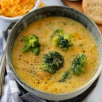 High Protein Broccoli Cheddar Soup